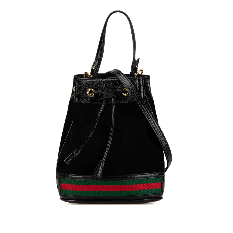 Women's Waterproof Nylon Shoulder Bag in Green for HikingBlack Gucci Small Suede Ophidia Bucket Bag