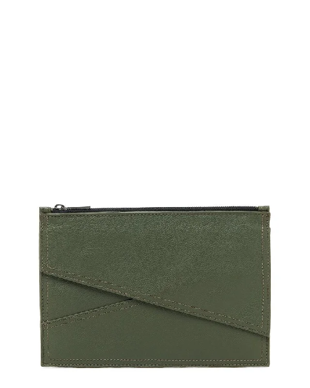 Large Sequin Clutch in Gold for Red - Carpet EventsBotkier Crosstown Large Leather Pouch