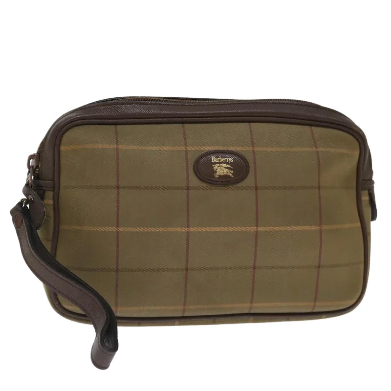 Women's Metallic Leather Clutch in Rose Gold for Valentine's DateBurberry -  Canvas Clutch Bag (Pre-Owned)
