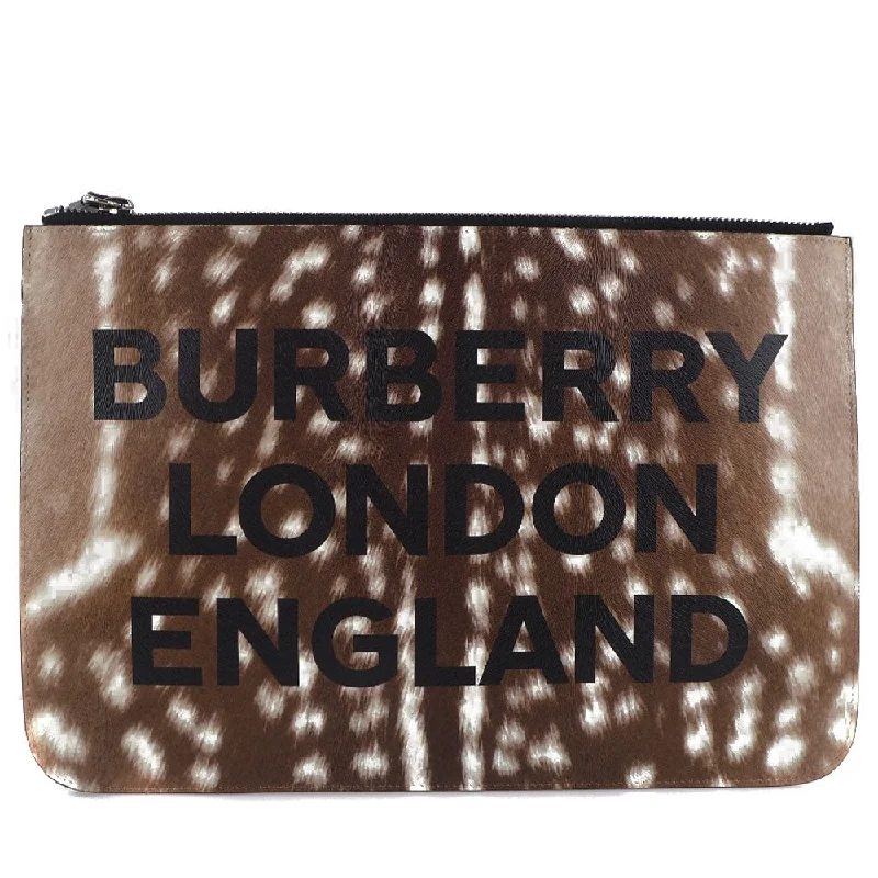 Bejeweled Clutch in Purple for Opera PerformancesBurberry  Leather Clutch Bag (Pre-Owned)