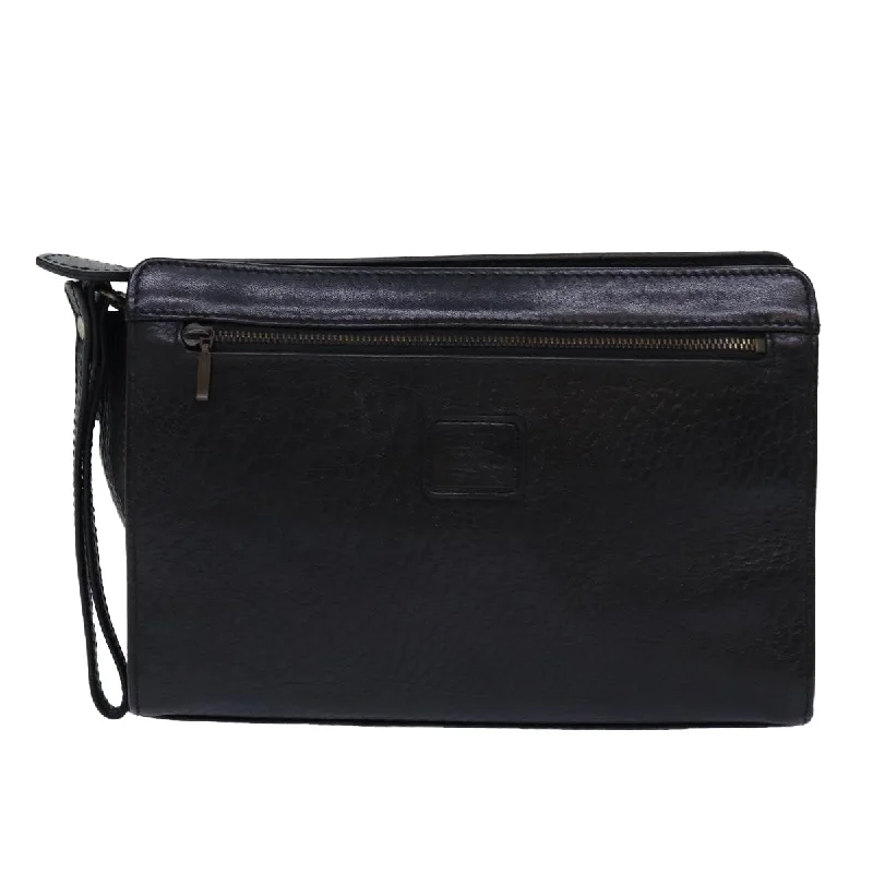 Mirrored Clutch in Silver for Futuristic - Themed GatheringsBurberry  Leather Clutch Bag (Pre-Owned)