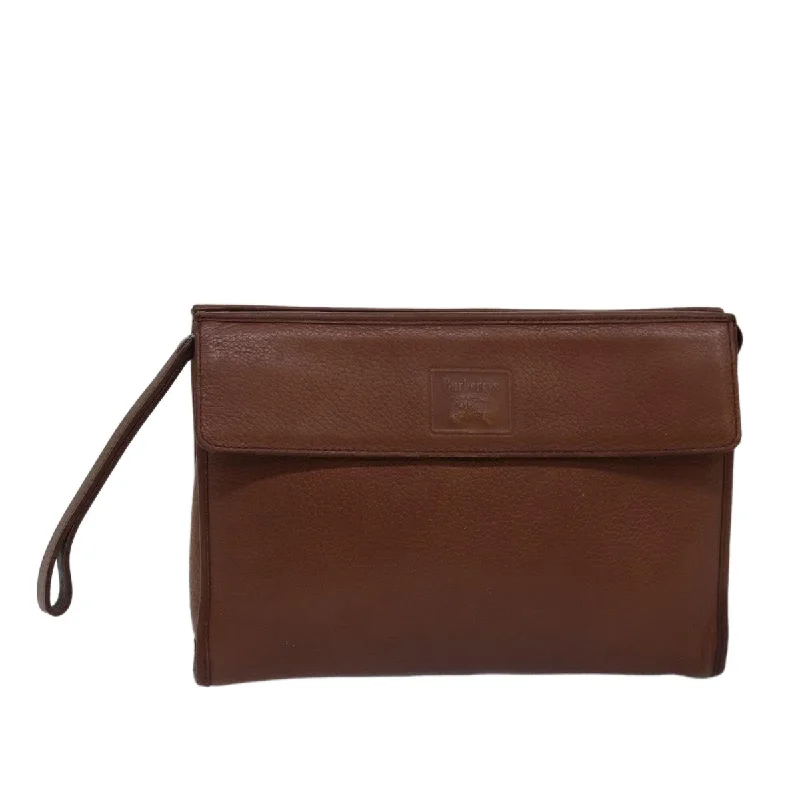 Floral - Printed Satin Clutch in Pink for Spring GalasBurberry  Leather Clutch Bag (Pre-Owned)