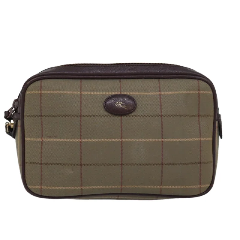 Women's Glittery Clutch in Blue for Disco - Themed EventsBurberry Nova Check  Canvas Clutch Bag (Pre-Owned)