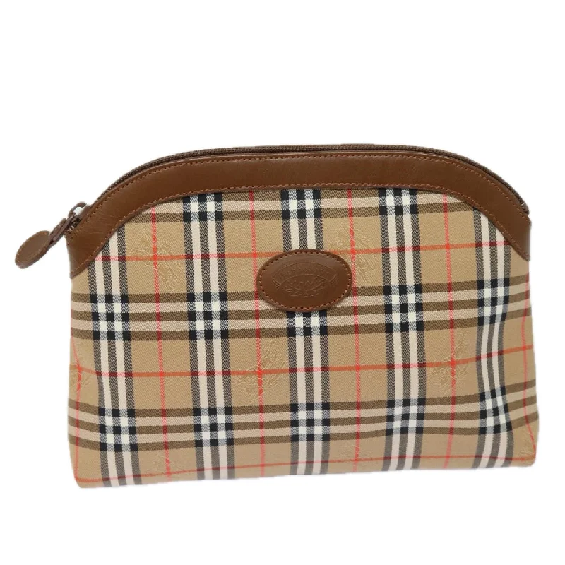 Quilted Leather Evening Bag in Gray for Sophisticated EventsBurberry Nova Check  Canvas Clutch Bag (Pre-Owned)