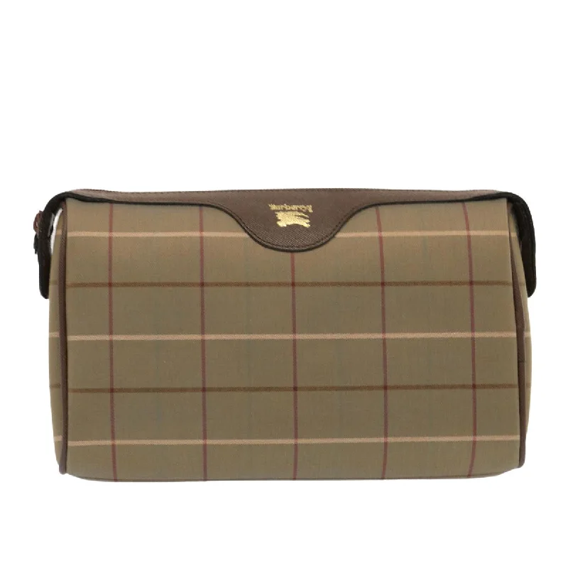 Snake - Skin Effect Clutch in Green for Exotic PartiesBurberry Nova Check  Canvas Clutch Bag (Pre-Owned)