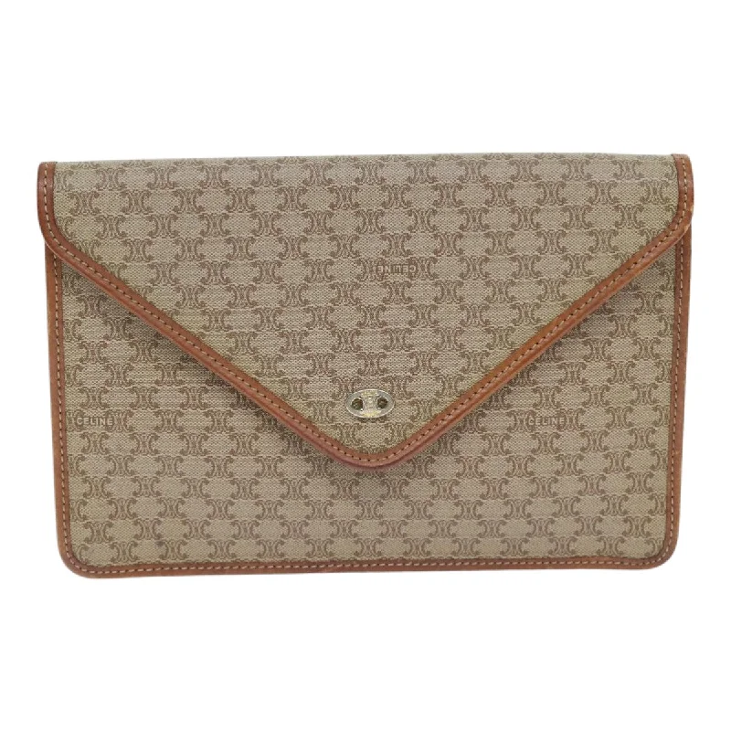 Pearl - Embellished Clutch in Cream for Bridal ShowersCéline  Canvas Clutch Bag (Pre-Owned)