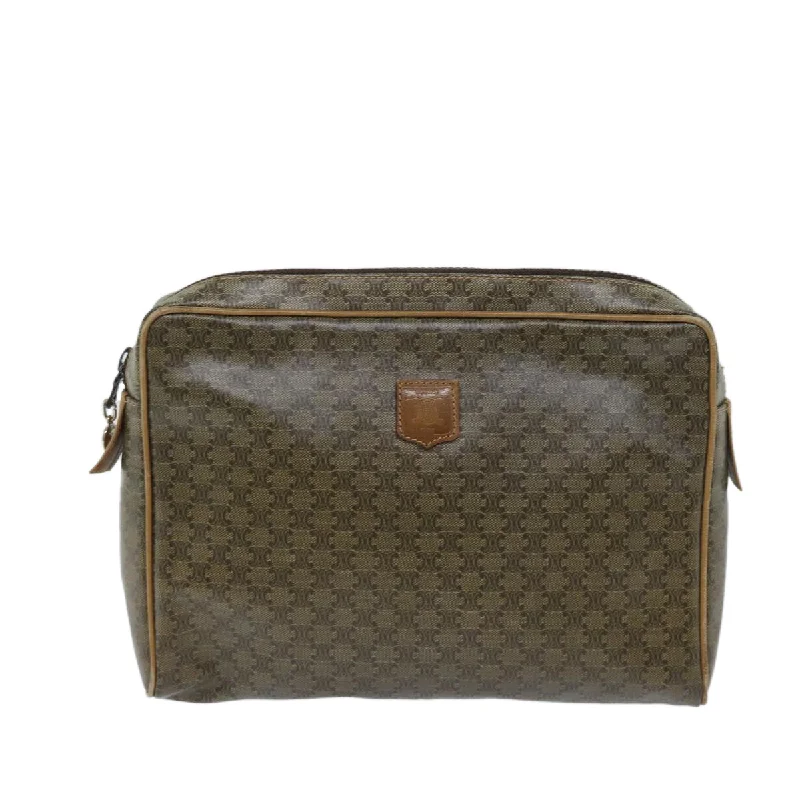 Geometric - Patterned PVC Evening Bag in Multicolor for Trendy Nights OutCéline Macadam  Canvas Clutch Bag (Pre-Owned)