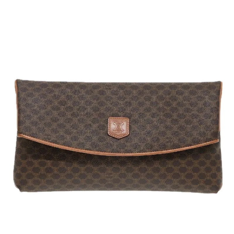 Women's Glittery Clutch in Blue for Disco - Themed EventsCéline Triomphe  Canvas Clutch Bag (Pre-Owned)