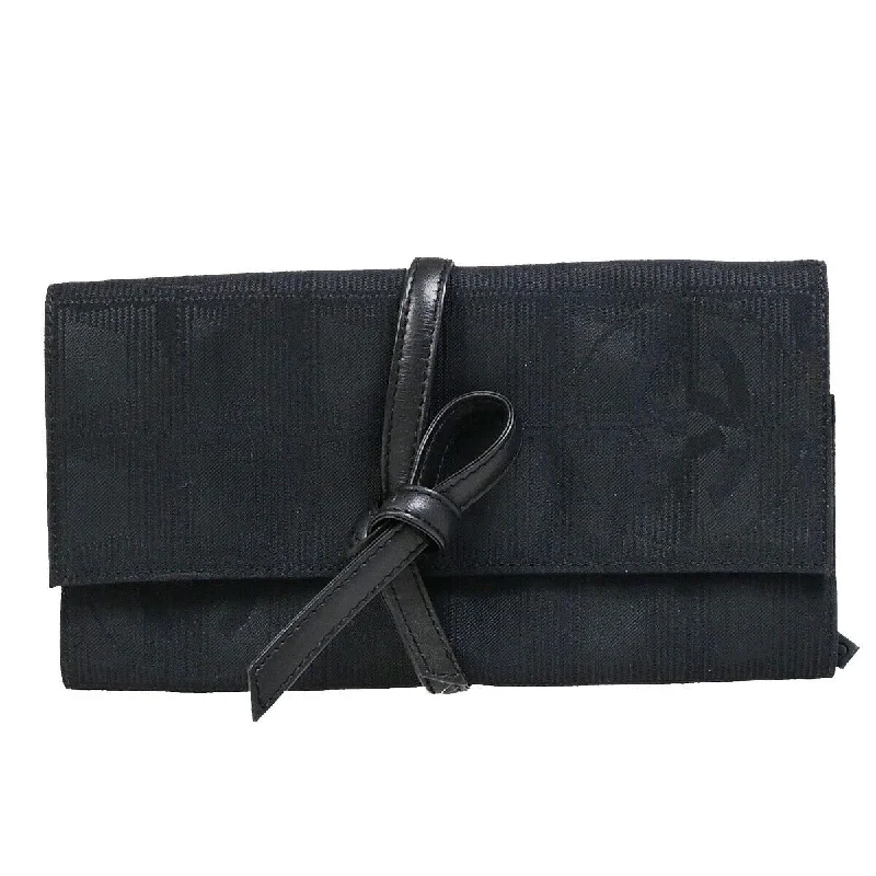 Geometric - Patterned PVC Evening Bag in Multicolor for Trendy Nights OutChanel Travel Line  Canvas Clutch Bag (Pre-Owned)