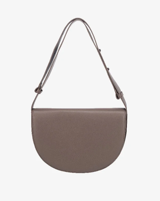 Shoulder Bag with Geometric Pattern in Multicolor for a Contemporary StyleCLIFF SOFT STRUCTURE - Cedar Brown
