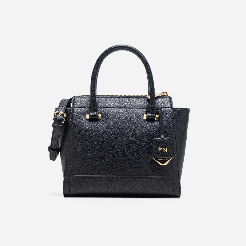Pvc Shoulder Bag in Clear with Glitter for a Fun and Modern LookDahlia Handbag