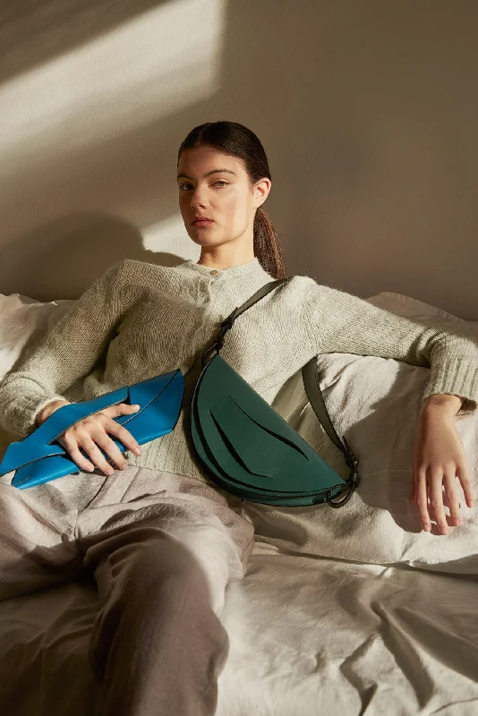Shoulder Bag with Geometric Pattern in Multicolor for a Contemporary StyleDune Bag Táska - Jade Green
