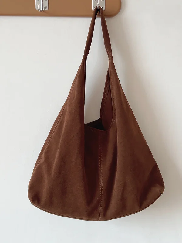 Shoulder Bag with Geometric Pattern in Multicolor for a Contemporary StyleElena Handbags Soft Suede Shoulder Bag
