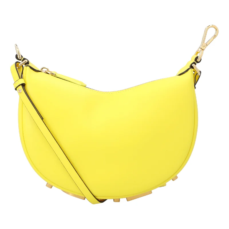Women's Shoulder Bag with Adjustable Strap in Pink for ComfortFendi Fendigraphy Mini Yellow