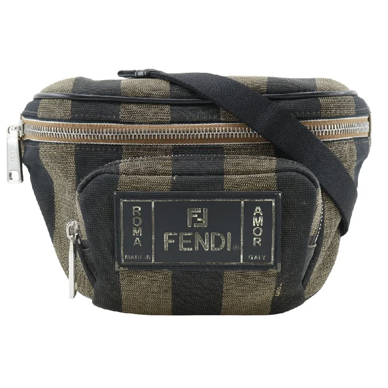 Geometric - Patterned PVC Evening Bag in Multicolor for Trendy Nights OutFendi Pecan  Canvas Clutch Bag (Pre-Owned)