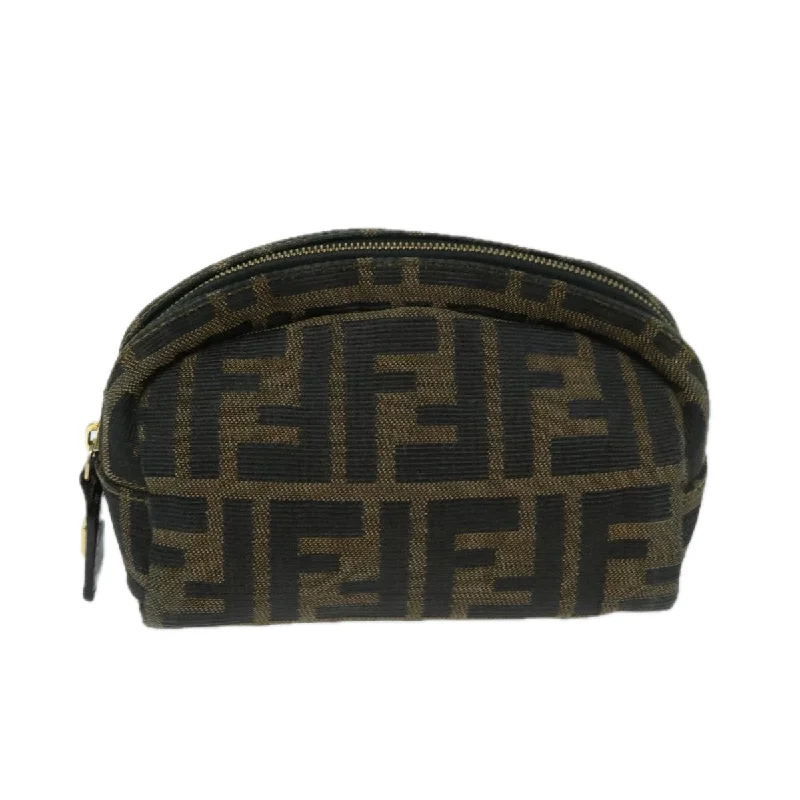 Women's Glittery Clutch in Blue for Disco - Themed EventsFendi Zucca  Canvas Clutch Bag (Pre-Owned)