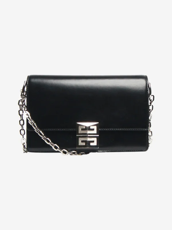 Suede Shoulder Bag in Pink with Tassel Accents for Casual OutingsBlack small 4G chain bag