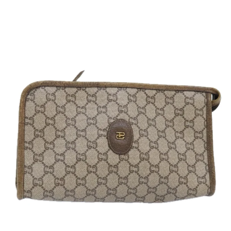 Large Sequin Clutch in Gold for Red - Carpet EventsGucci  Canvas Clutch Bag (Pre-Owned)
