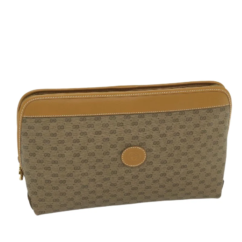 Large Sequin Clutch in Gold for Red - Carpet EventsGucci  Canvas Clutch Bag (Pre-Owned)