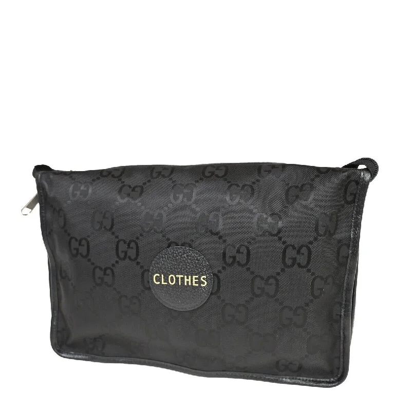 Mirrored Clutch in Silver for Futuristic - Themed GatheringsGucci Off The Grid  Canvas Clutch Bag (Pre-Owned)