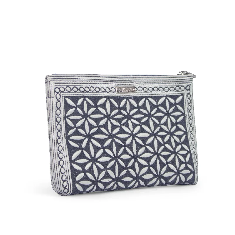 Women's Studded Leather Evening Bag in Black for Rock - n - Roll NightsKali Cosmetic Case
