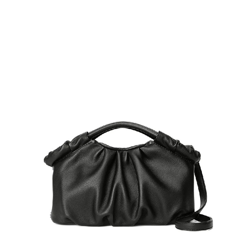 Shoulder Bag with Geometric Pattern in Multicolor for a Contemporary StyleRuffle 2way Gathered Shoulder