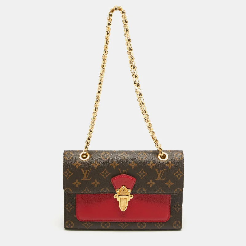 Floral - Printed Satin Clutch in Pink for Spring GalasLouis Vuitton Cerise Monogram Canvas Victoire Bag