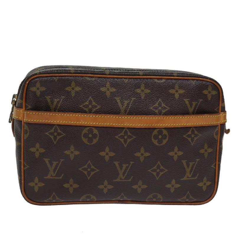 Geometric - Patterned PVC Evening Bag in Multicolor for Trendy Nights OutLouis Vuitton Compiegne 23  Canvas Clutch Bag (Pre-Owned)