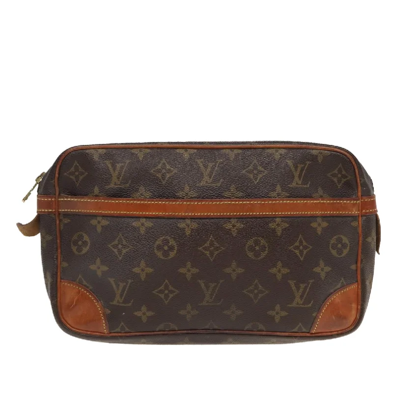 Suede Clutch with Tassel Details in Olive for Fall SoireesLouis Vuitton Compiègne  Canvas Clutch Bag (Pre-Owned)