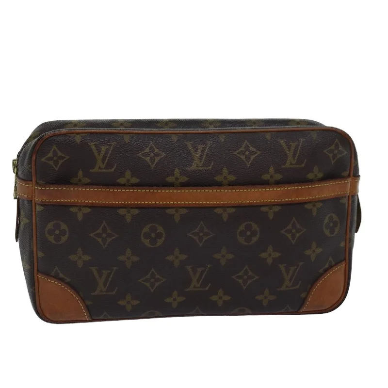 Mirrored Clutch in Silver for Futuristic - Themed GatheringsLouis Vuitton Compiègne  Canvas Clutch Bag (Pre-Owned)