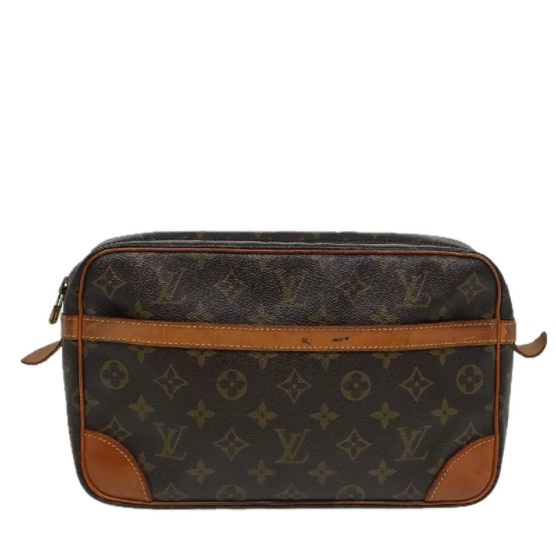 Women's Embroidered Silk Evening Bag in Navy for WeddingsLouis Vuitton Compiègne  Canvas Clutch Bag (Pre-Owned)