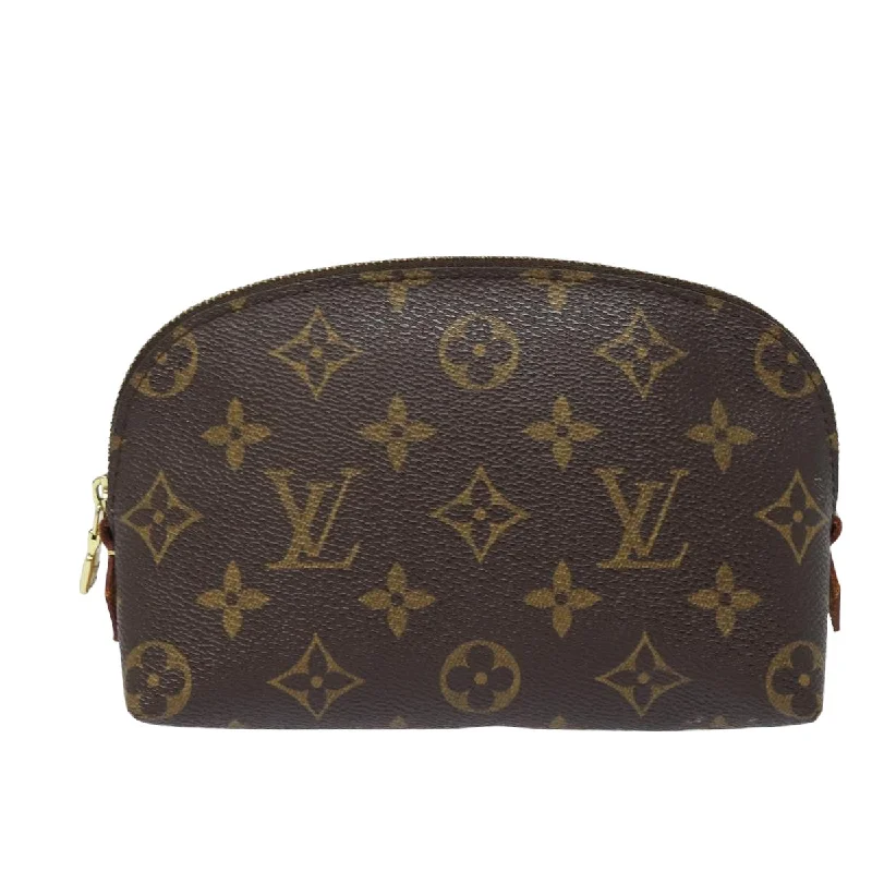Women's Small Beaded Clutch in Silver for New Year's Eve PartyLouis Vuitton Cosmetic Pouch  Canvas Clutch Bag (Pre-Owned)