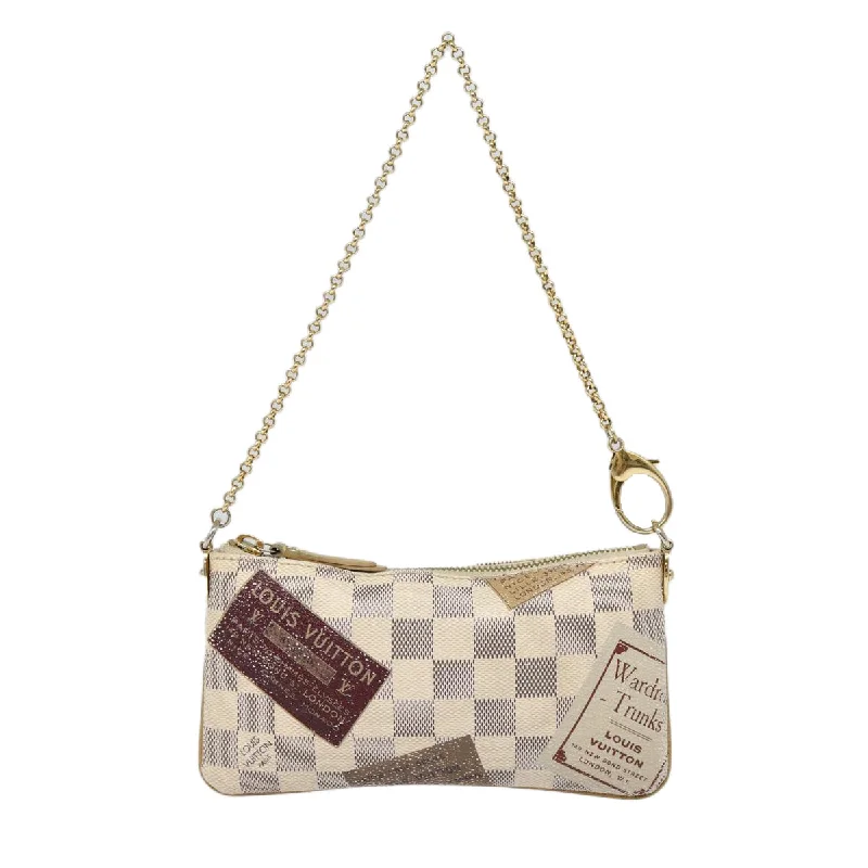 Women's Monogrammed Leather Clutch in Tan for Personalized StyleLouis Vuitton Milla  Canvas Clutch Bag (Pre-Owned)
