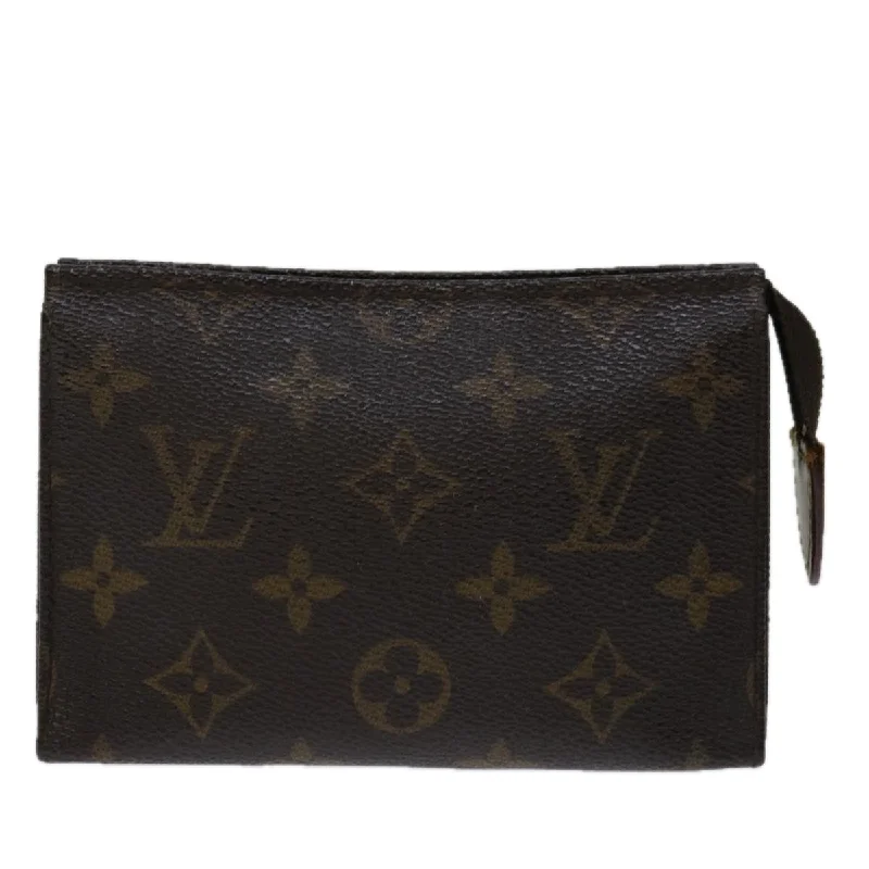 Women's Faux Fur Clutch in White for Winter BallsLouis Vuitton Poche Toilette  Canvas Clutch Bag (Pre-Owned)