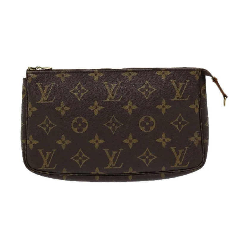 Large Sequin Clutch in Gold for Red - Carpet EventsLouis Vuitton Pochette Accessoire  Canvas Clutch Bag (Pre-Owned)
