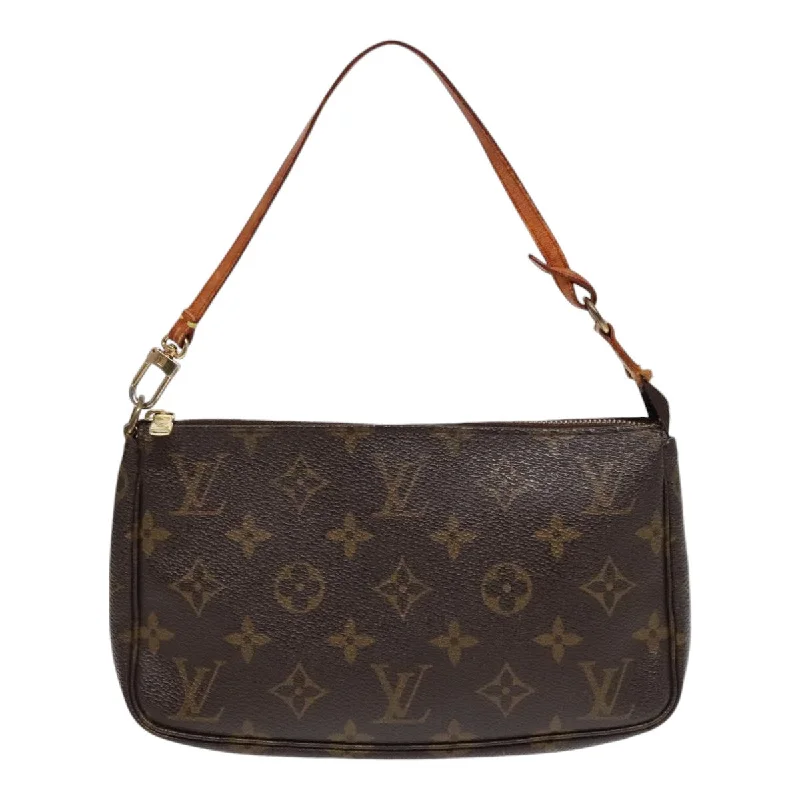 Women's Lizard - Print Clutch in Brown for a Chic LookLouis Vuitton Pochette Accessoire  Canvas Clutch Bag (Pre-Owned)