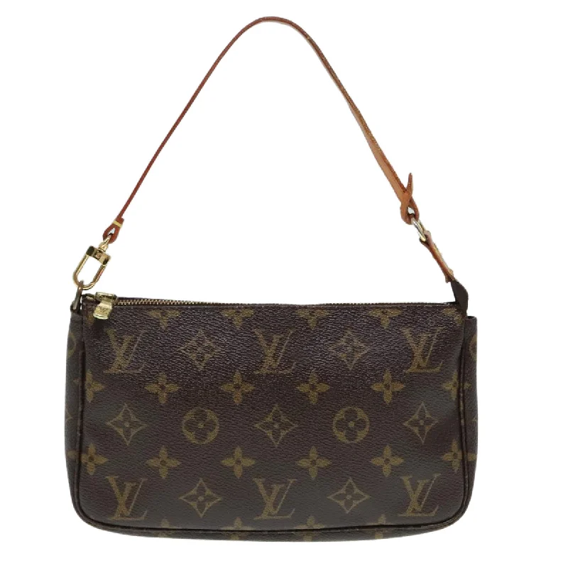 Women's Glittery Clutch in Blue for Disco - Themed EventsLouis Vuitton Pochette Accessoire  Canvas Clutch Bag (Pre-Owned)