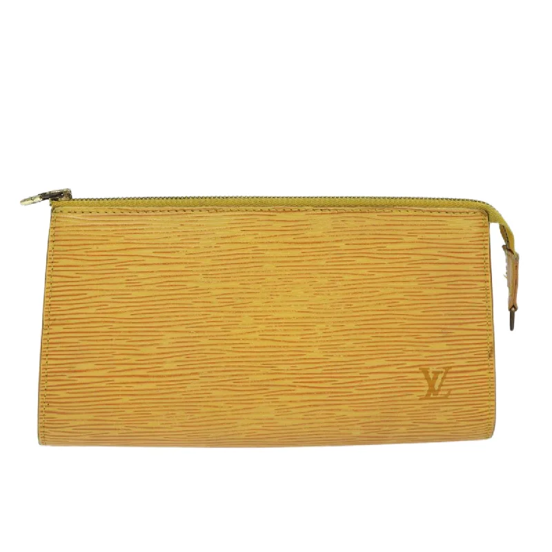 Women's Monogrammed Leather Clutch in Tan for Personalized StyleLouis Vuitton Pochette Accessoire Leather Clutch Bag (Pre-Owned) Women's Monogrammed Leather Clutch in Tan for Personalized StyleLouis Vuitton Pochette Accessoire Leather Clutch Bag (Pre-Owned)