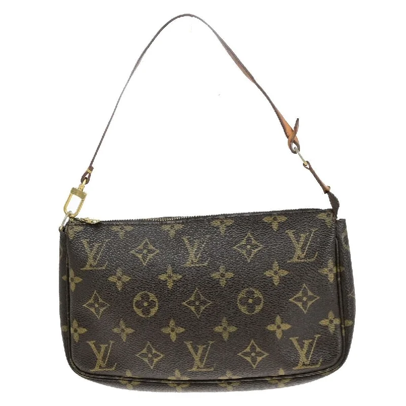 Women's Faux Fur Clutch in White for Winter BallsLouis Vuitton Pochette Accessoires Canvas Clutch Bag (Pre-Owned) Women's Faux Fur Clutch in White for Winter BallsLouis Vuitton Pochette Accessoires Canvas Clutch Bag (Pre-Owned)