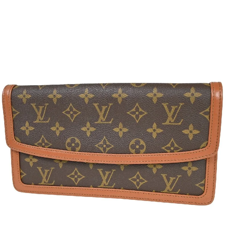 Large Sequin Clutch in Gold for Red - Carpet EventsLouis Vuitton Pochette Dame  Canvas Clutch Bag (Pre-Owned)