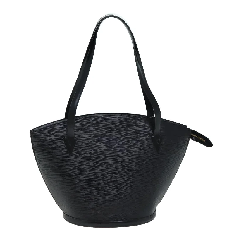 Women's Shoulder Bag with Floral Embroidery in Purple for Spring WalksLouis Vuitton Saint Jacques  Leather Shoulder Bag (Pre-Owned)