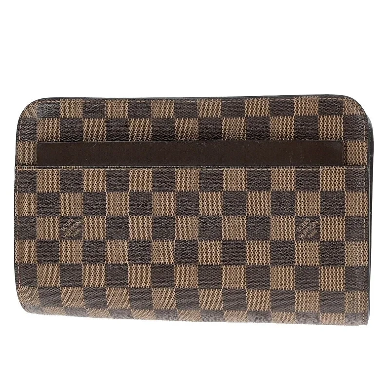 Women's Studded Leather Evening Bag in Black for Rock - n - Roll NightsLouis Vuitton Saint Louis  Canvas Clutch Bag (Pre-Owned)