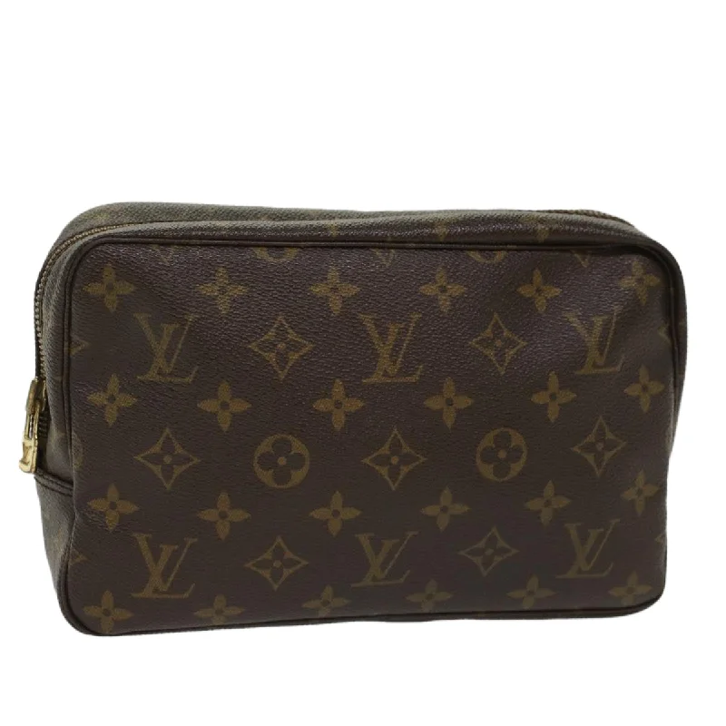 Floral - Printed Satin Clutch in Pink for Spring GalasLouis Vuitton Trousse De Toilette  Canvas Clutch Bag (Pre-Owned)