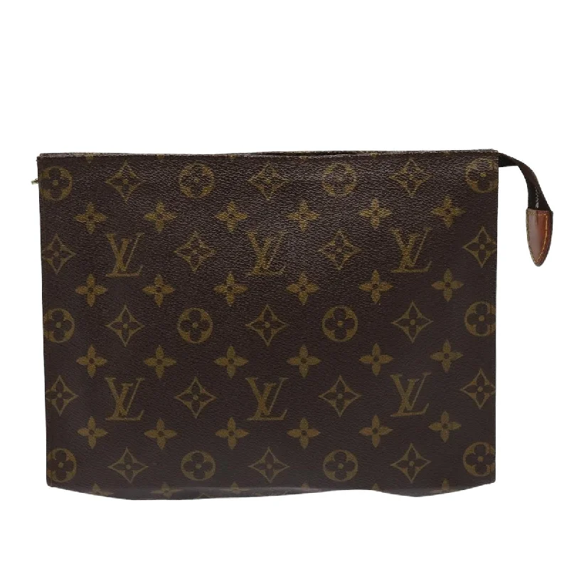 Large Sequin Clutch in Gold for Red - Carpet EventsLouis Vuitton Trousse De Toilette  Canvas Clutch Bag (Pre-Owned)