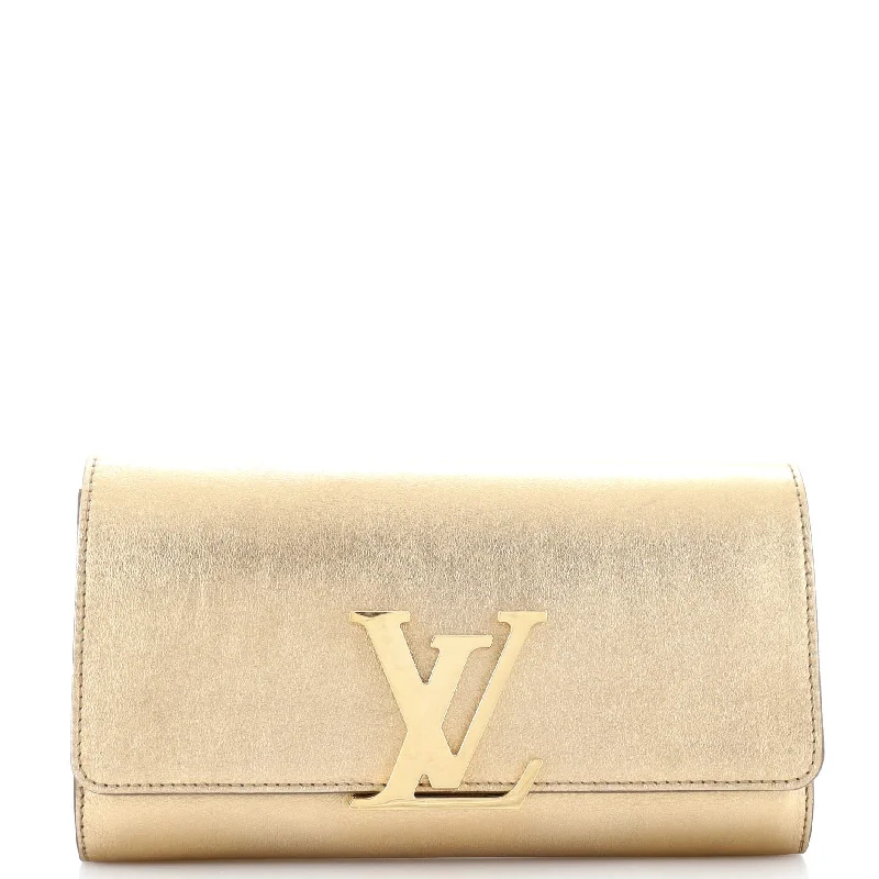 Women's Lizard - Print Clutch in Brown for a Chic LookLouise Clutch Leather Long