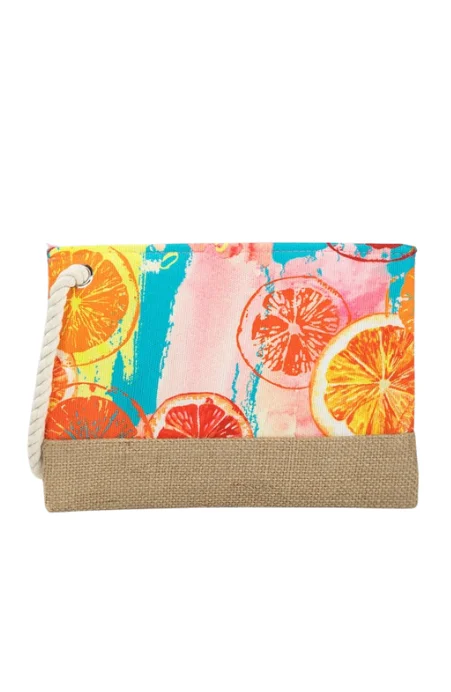 Women's Lizard - Print Clutch in Brown for a Chic LookMain Squeeze Citrus Jute Pouch - Final Sale Women's Lizard - Print Clutch in Brown for a Chic LookMain Squeeze Citrus Jute Pouch - Final Sale
