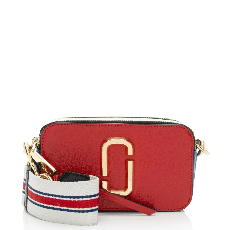 Quilted Leather Evening Bag in Gray for Sophisticated EventsMarc Jacobs Leather Snapshot Camera Bag