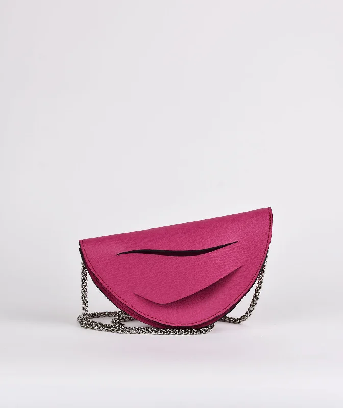 Canvas and Leather Combo Shoulder Bag in Tan for a Rustic LookMini Dune Bag - Azalea Pink + Colours