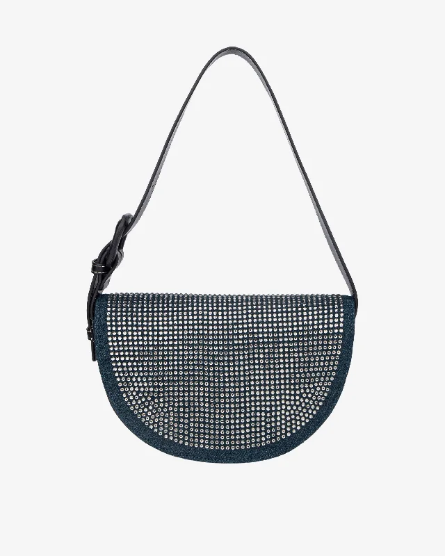 Shoulder Bag with Geometric Pattern in Multicolor for a Contemporary StyleNOMI DENIM EMBELLISHED - Blue Ink