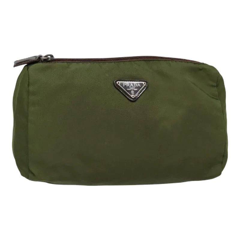 Lace - Trimmed Satin Clutch in Ivory for Garden WeddingsPrada  Synthetic Clutch Bag (Pre-Owned)